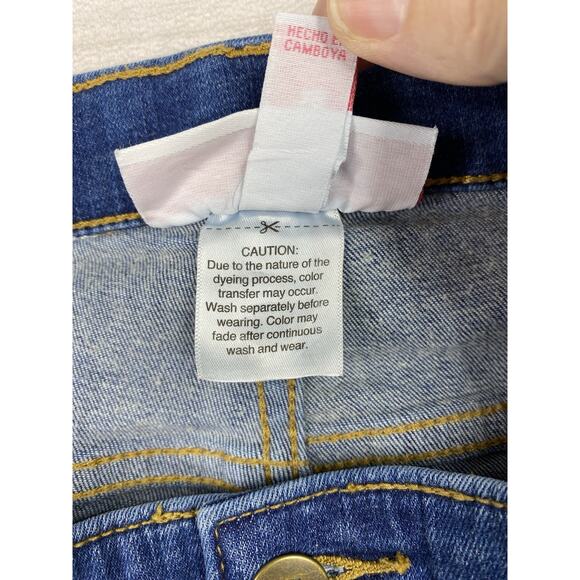 Isabel Maternity Jeans Womens 18 Skinny Crop Distressed Stretch Denim Ingrid - Picture 4 of 11